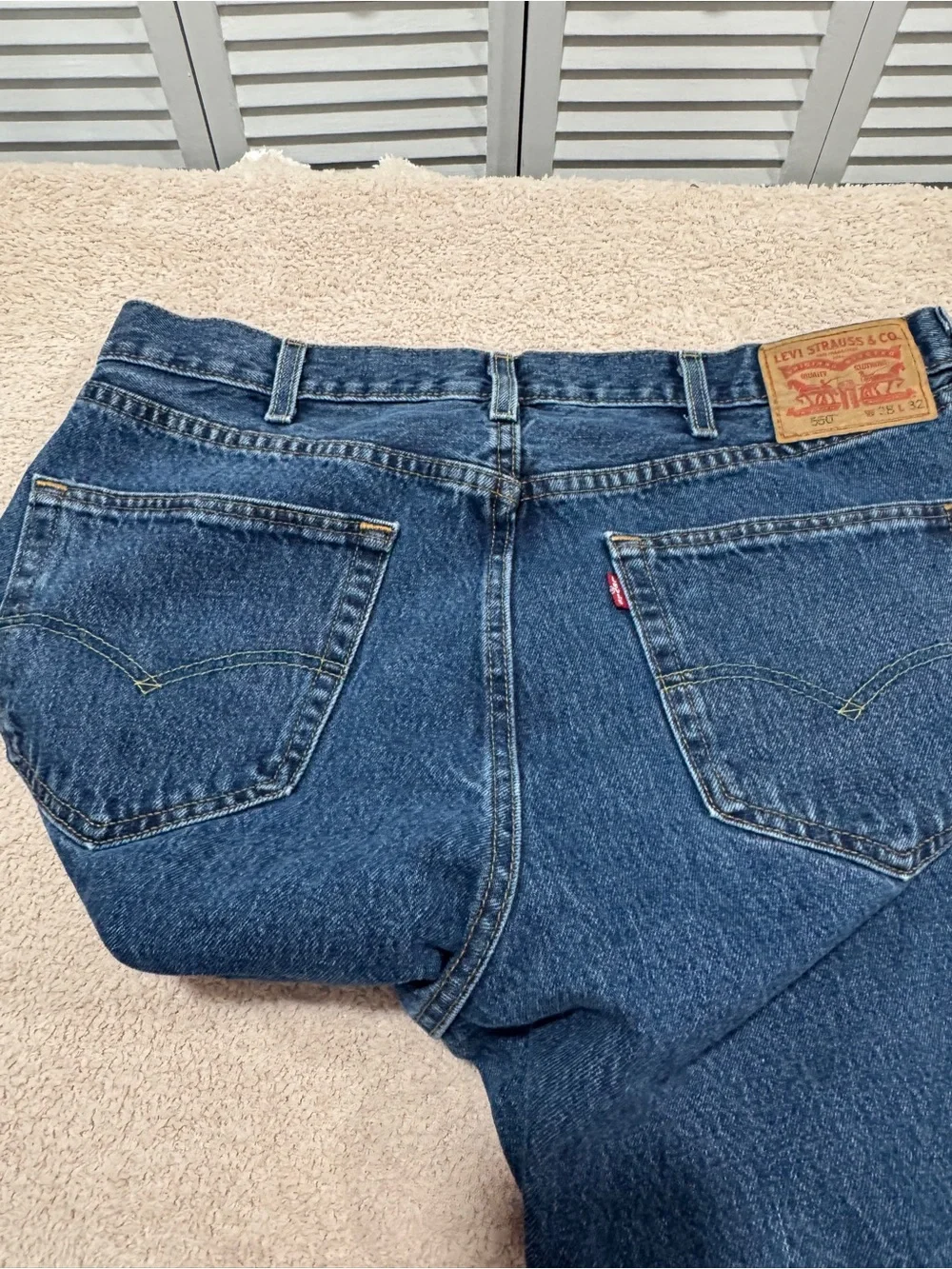 Levi’s 550 Relaxed Fit Jeans Men’s W38 L32 Medium Wash
